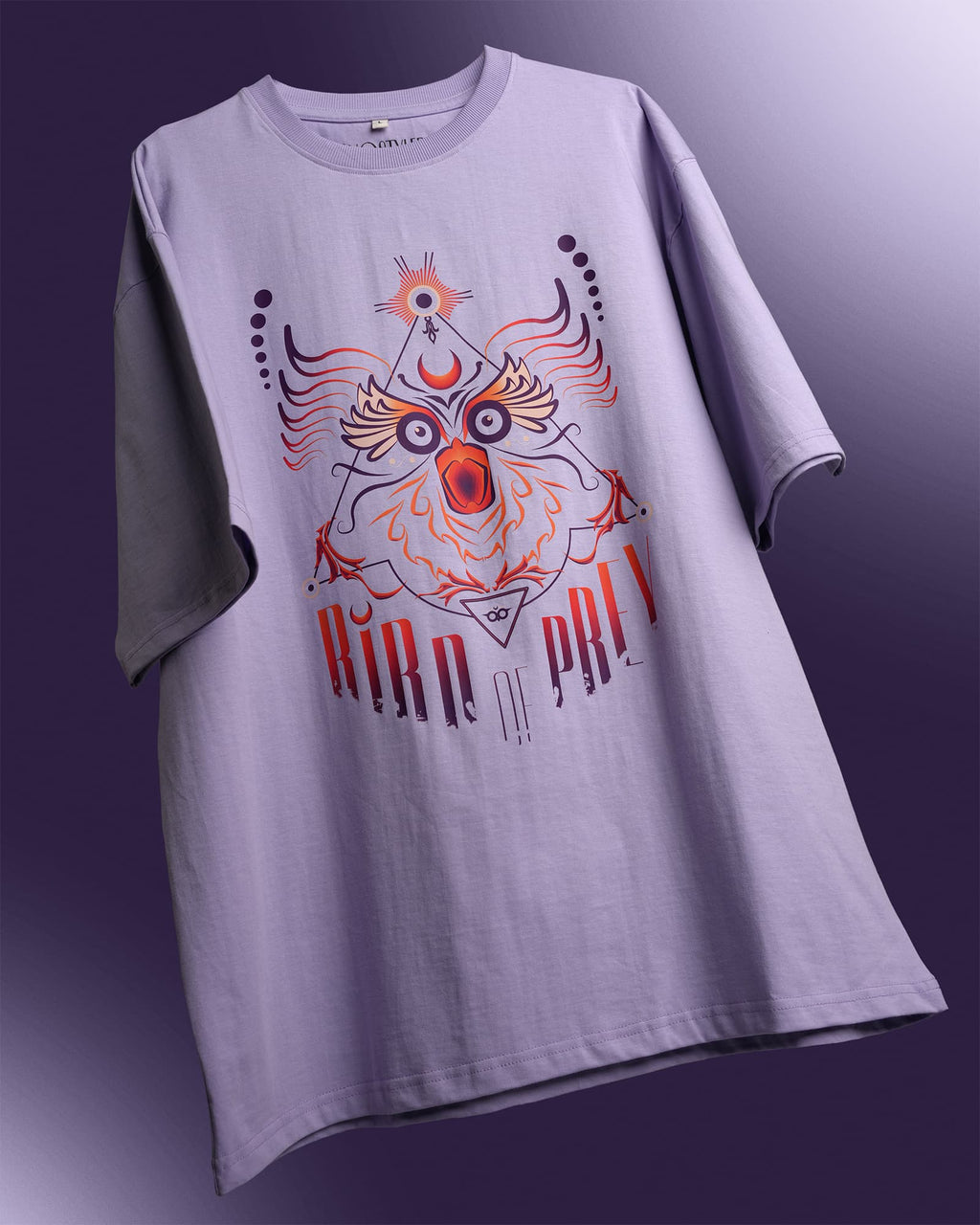 oversized tshirt lavender for men and women