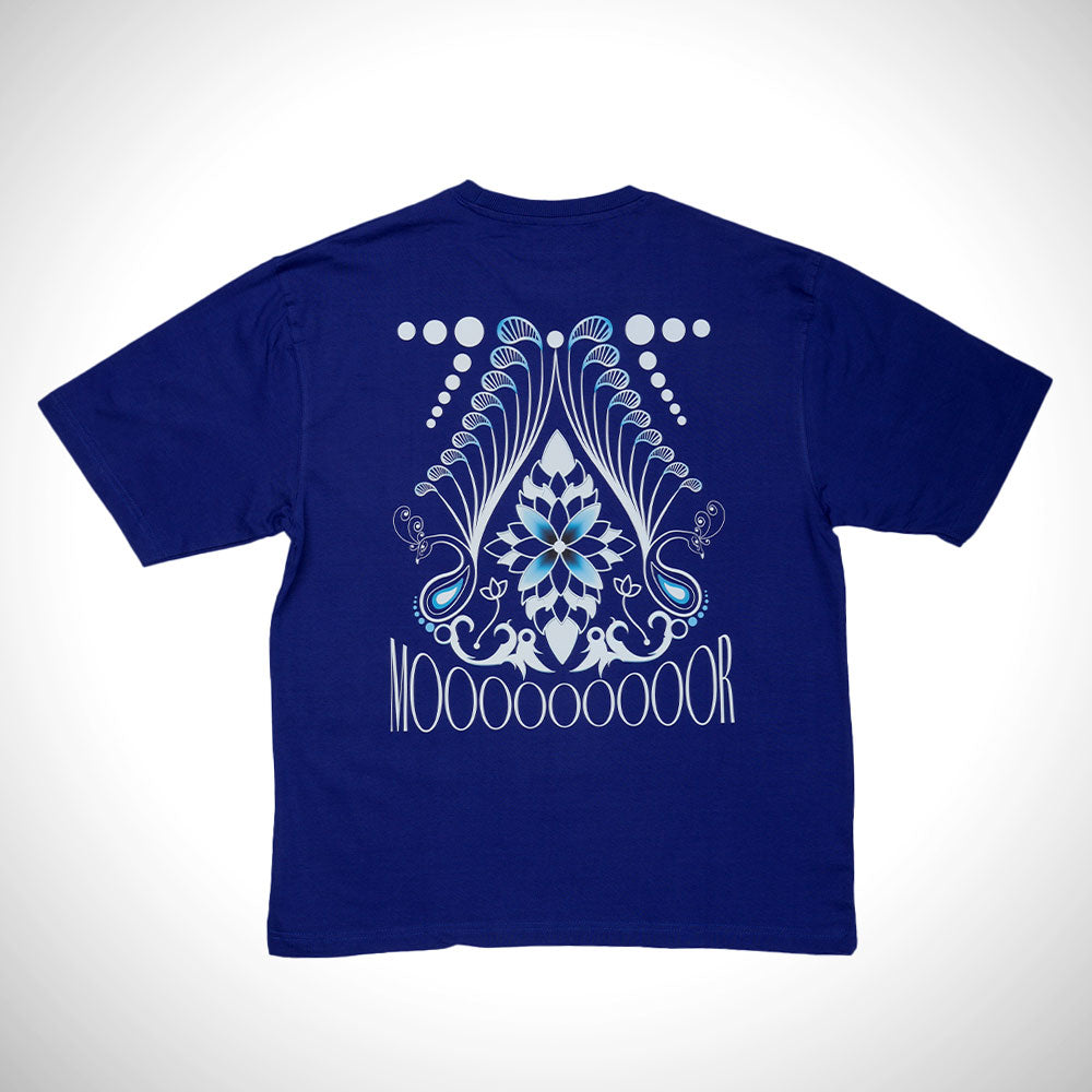 oversized tshirt royal blue for men and women
